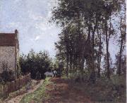 Camille Pissarro The Rood near the Farm oil painting picture wholesale